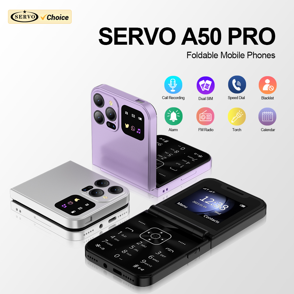 Tft Display 2.4 - SERVO A50 PRO Flip Mobile Phone