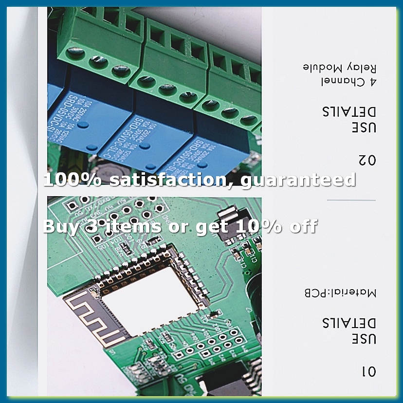 Relay Module 4 Channel - ESP8266 Wireless WIFI 4 Channel Relay