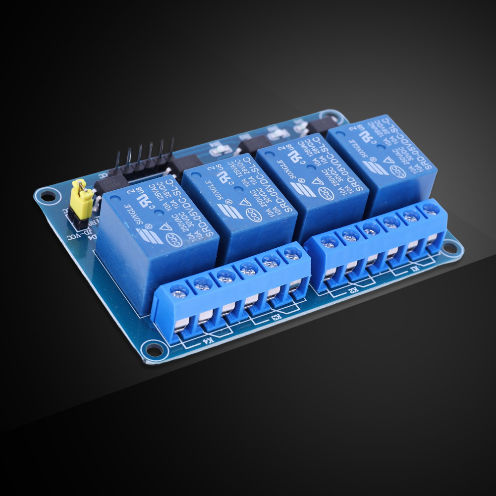 5V 12V 4 Channel Relay Board w - Relay Module 4 Channel recension och pris