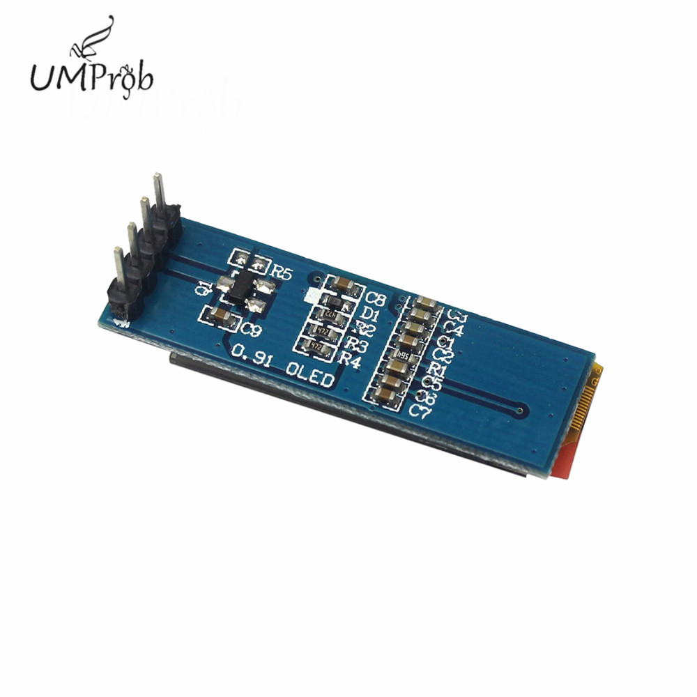 0.91 Inch 128x32 IIC I2C White - Ssd1306 recension och pris