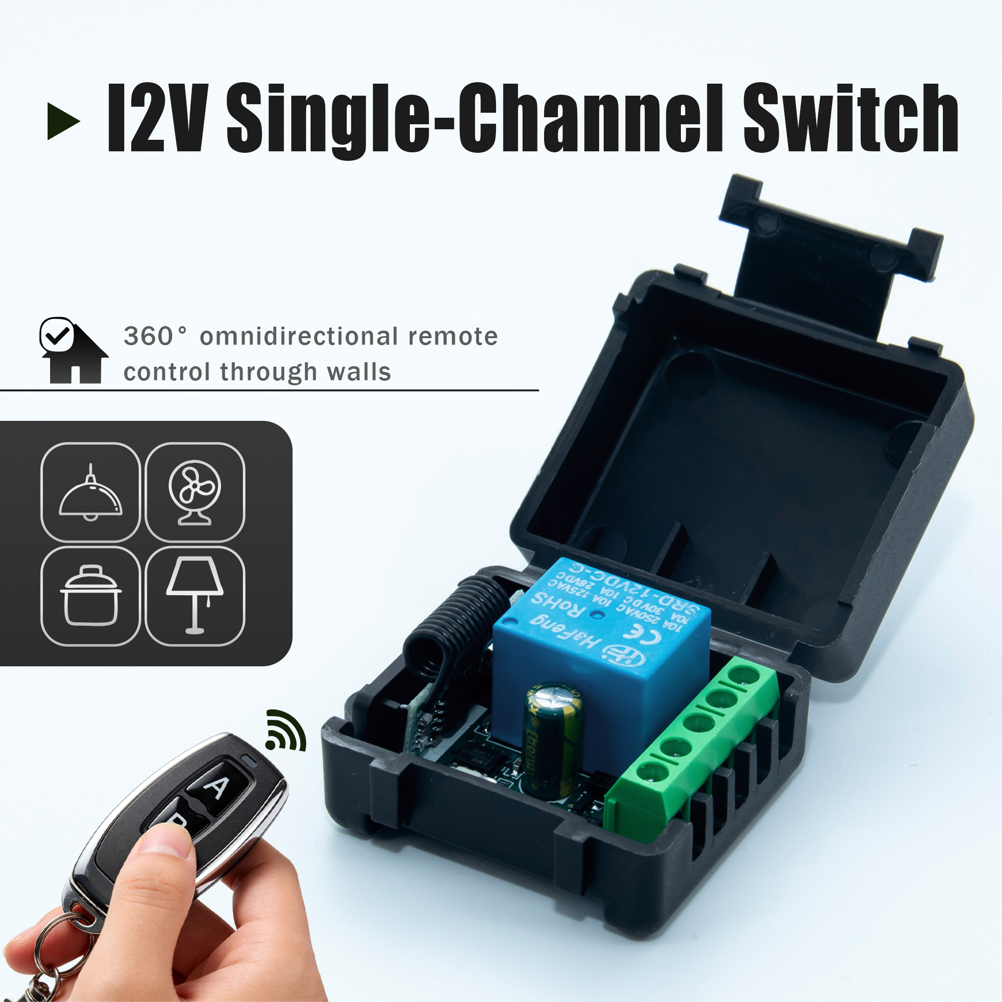 DC 12V 433MHz Wireless Remote  - Ir Remote Module recension och pris