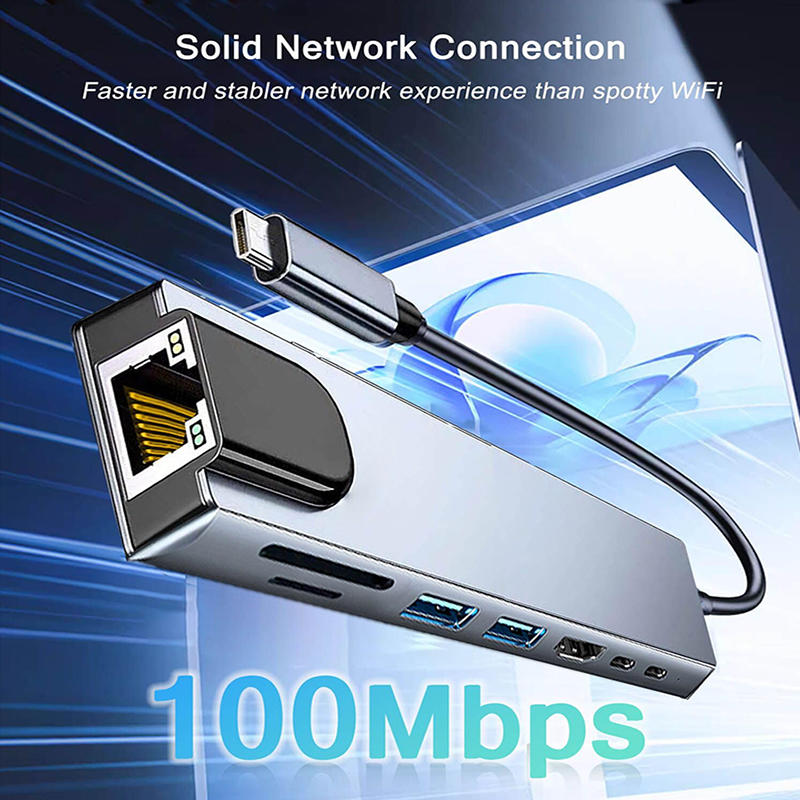 8 In 1 USB Type C Hub for MacB - Sd Card Module recension och pris