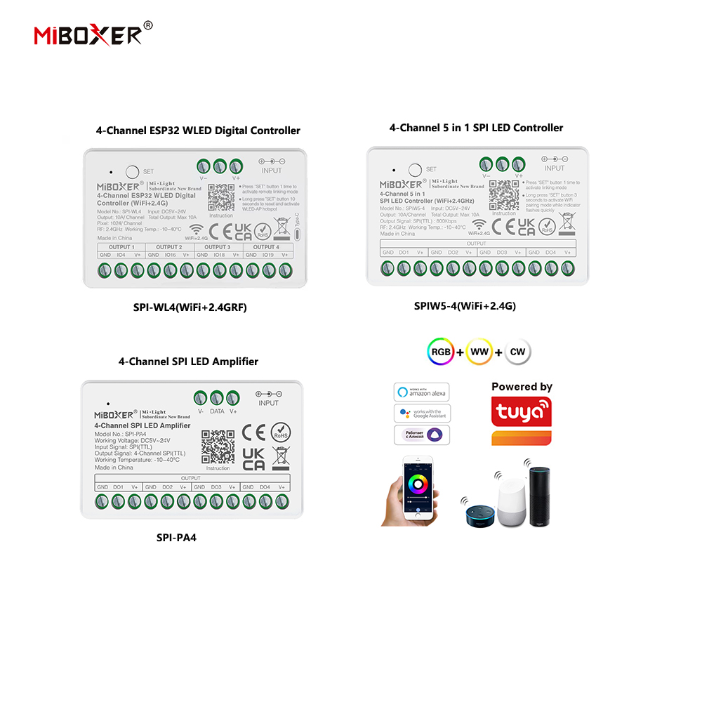 Miboxer SPIW5-4 5in1 SPI LED C - Ws2812B recension och pris