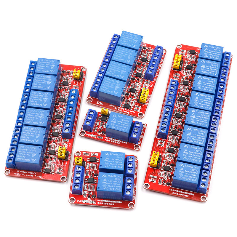 1/2/4/8-channel 5v/12v/24v Rel - Relay Module 1 Channel recension och pris