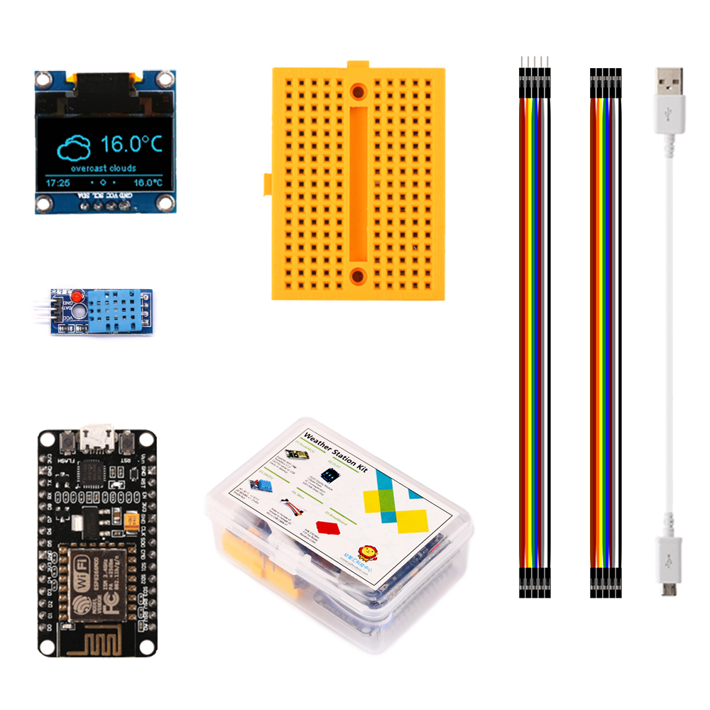 ESP8266 Weather Station  DIY K - Oled Display 0.96 recension och pris