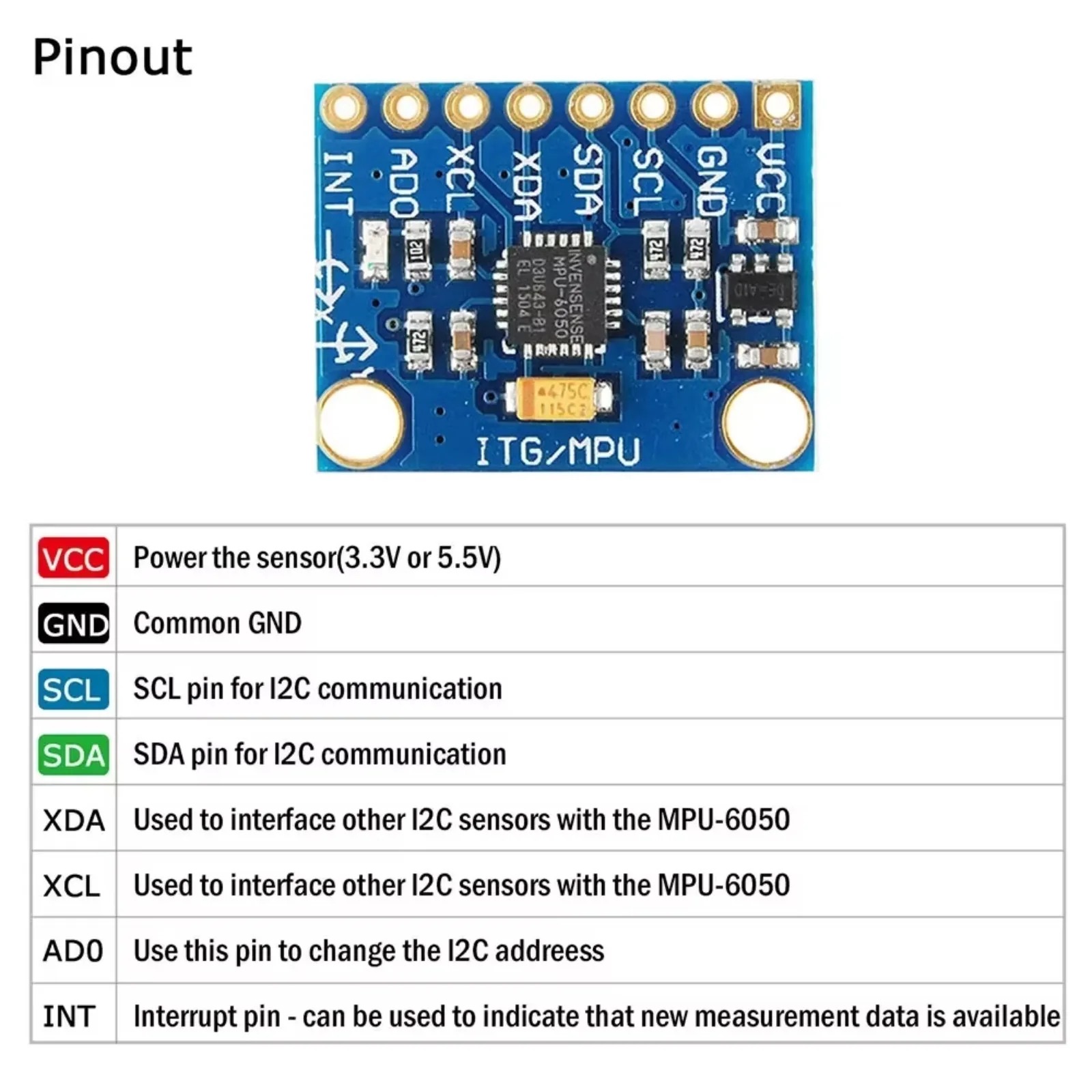 1/5/10pcs GY-521 MPU6050 3 Axi - Mpu6050 recension och pris