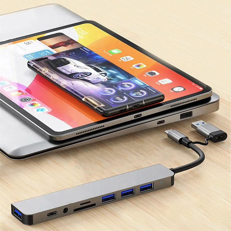 Type C Hub USB Splitter 8 In 1 - Sd Card Module recension och pris