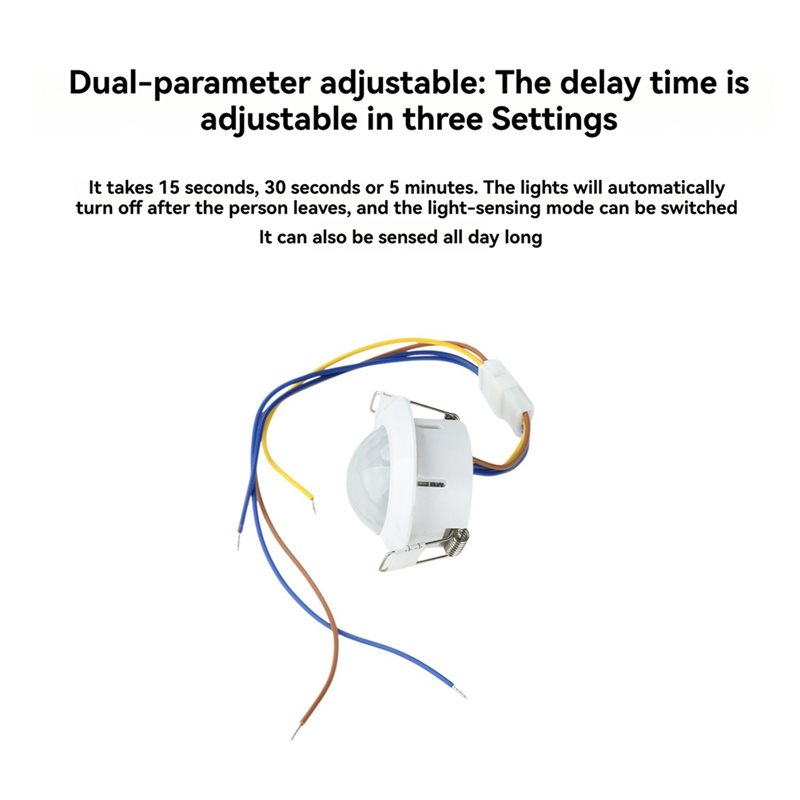 ABZL AC85-265V PIR Motion Sens - Pir Motion Sensor recension och pris