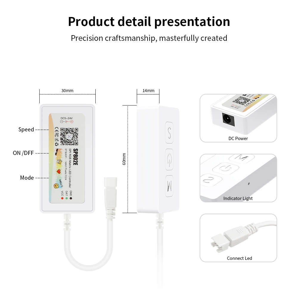 WS2812B WS2812 RGB LED Digital - Ws2812B Strip 5V recension och pris