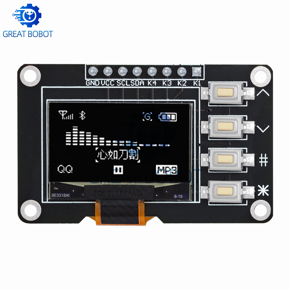 1~2pcs 0.96 inch OLED IIC Whit - Ssd1306 recension och pris