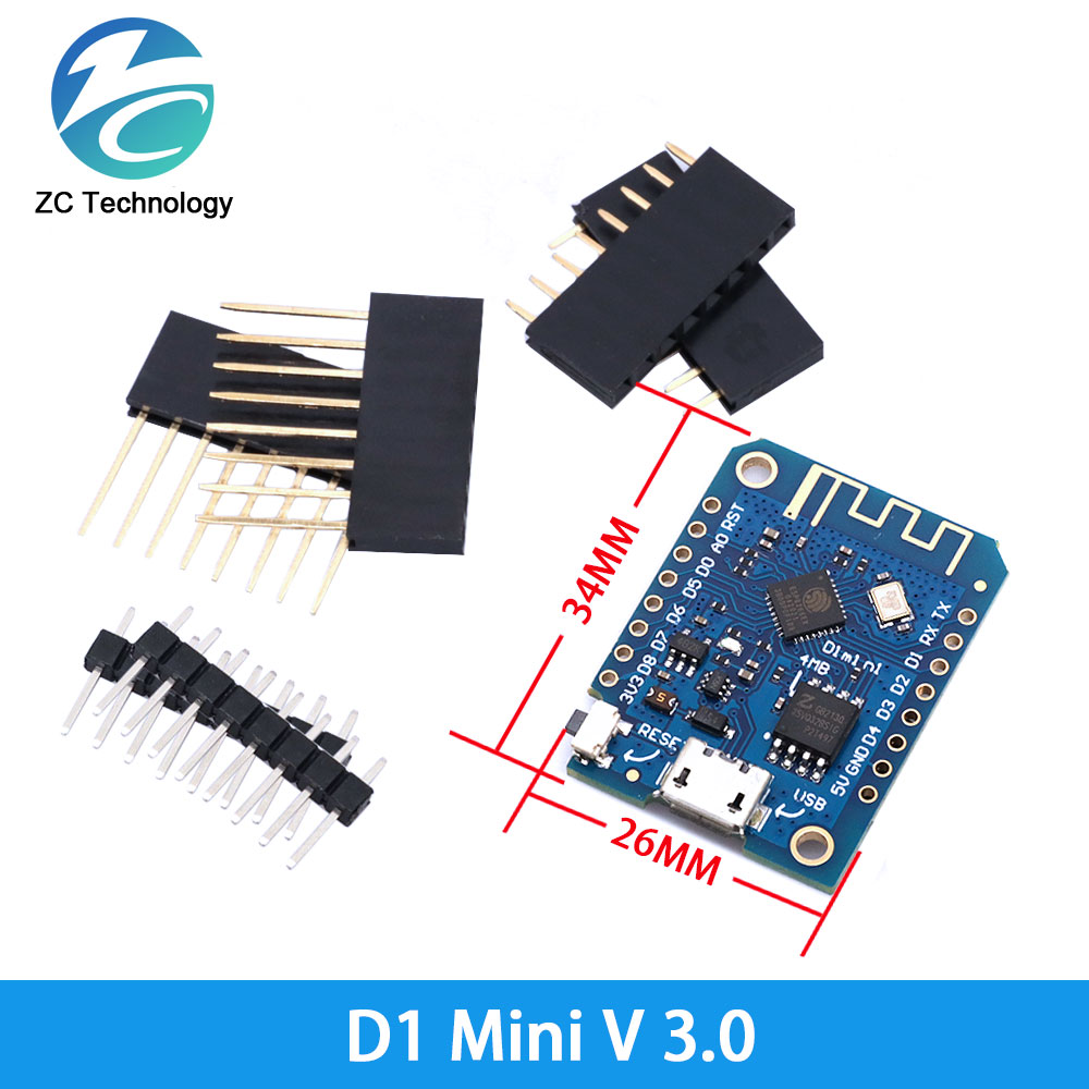 D1 Mini ESP8266 ESP-12F CH340G - Dht22 recension och pris
