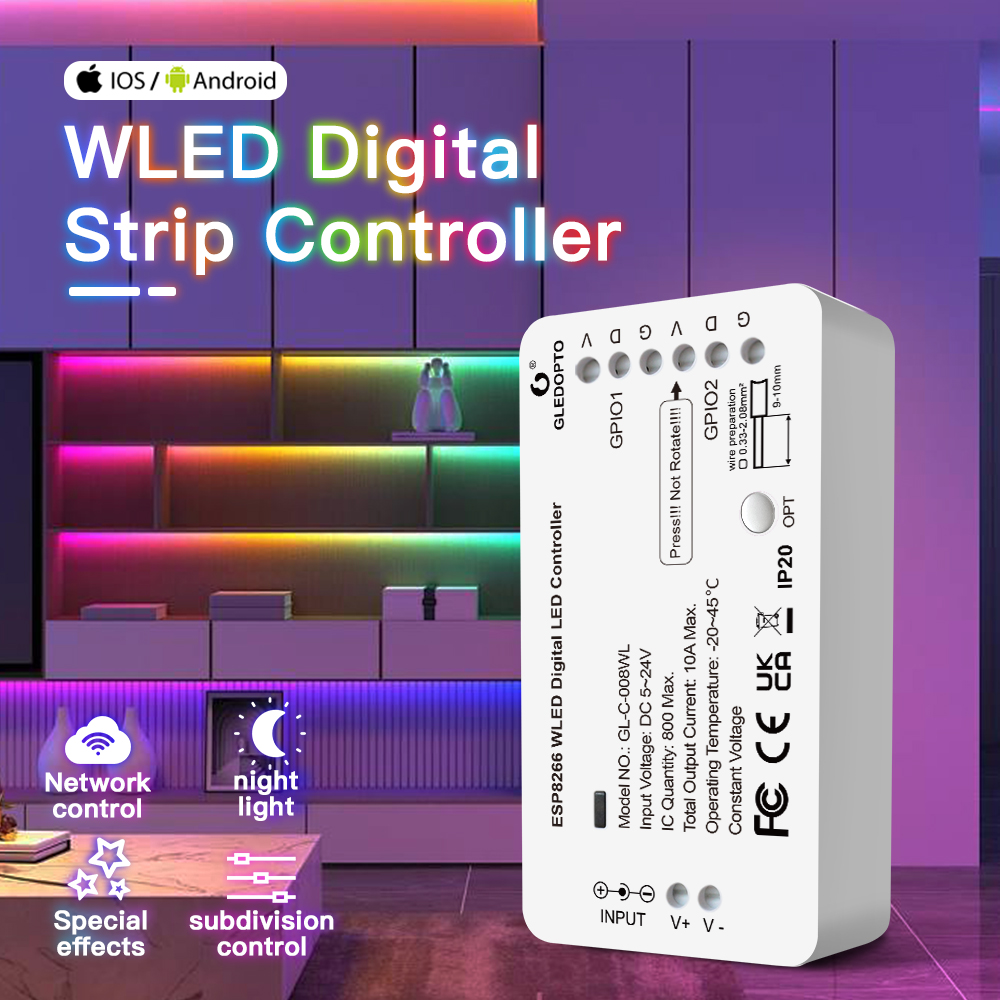 5V-24V WLED RGB RGBW Digital S - Ws2812B Strip 5V recension och pris