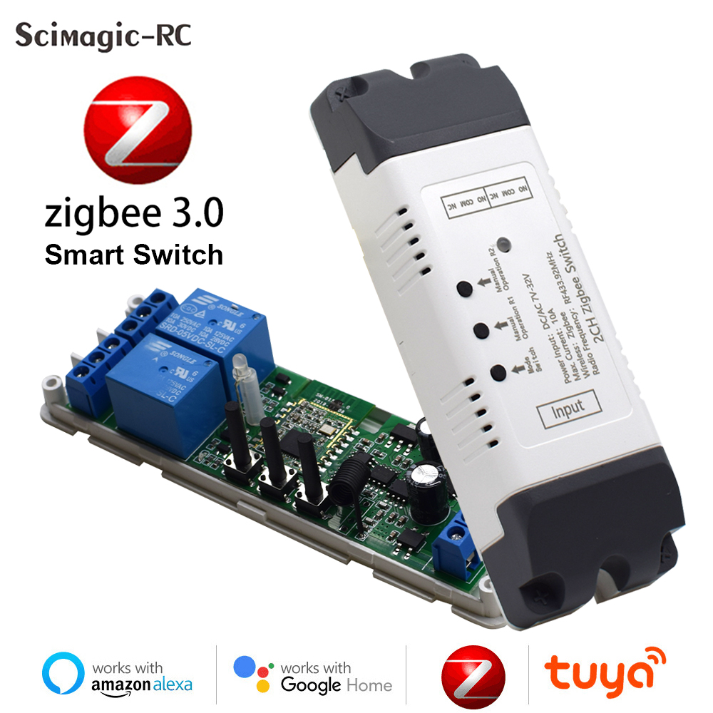 Tuya Zigbee Remote Control Sma - Relay Module 4 Channel recension och pris
