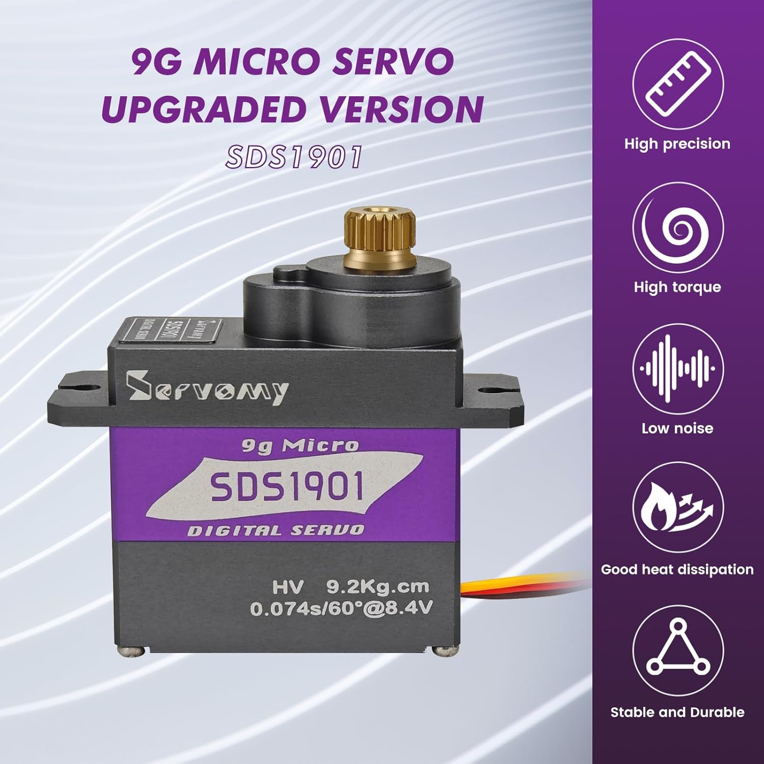 SERVOMY-SDS1901 Digital 9G Mic - Servo Sg90 recension och pris