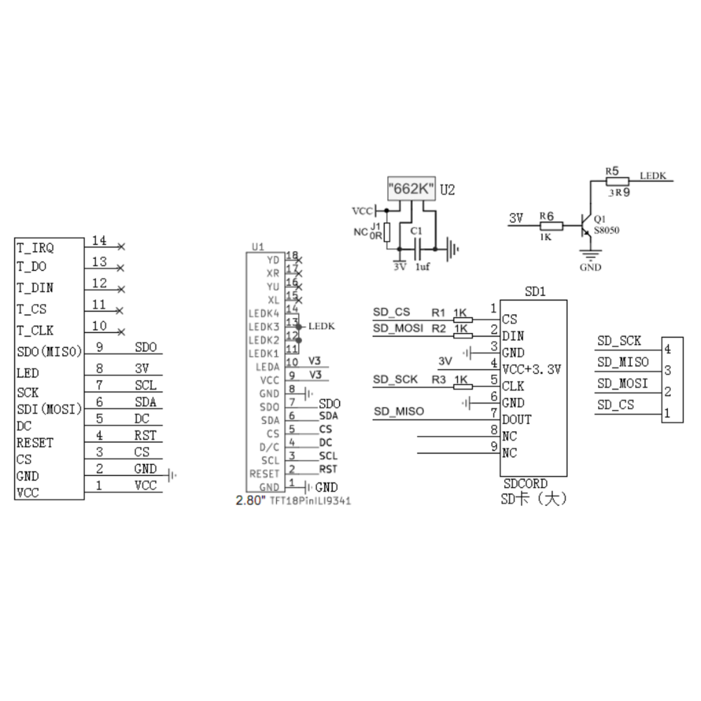 2.8 Inch TFT LCD Display Modul - Ili9341 recension och pris