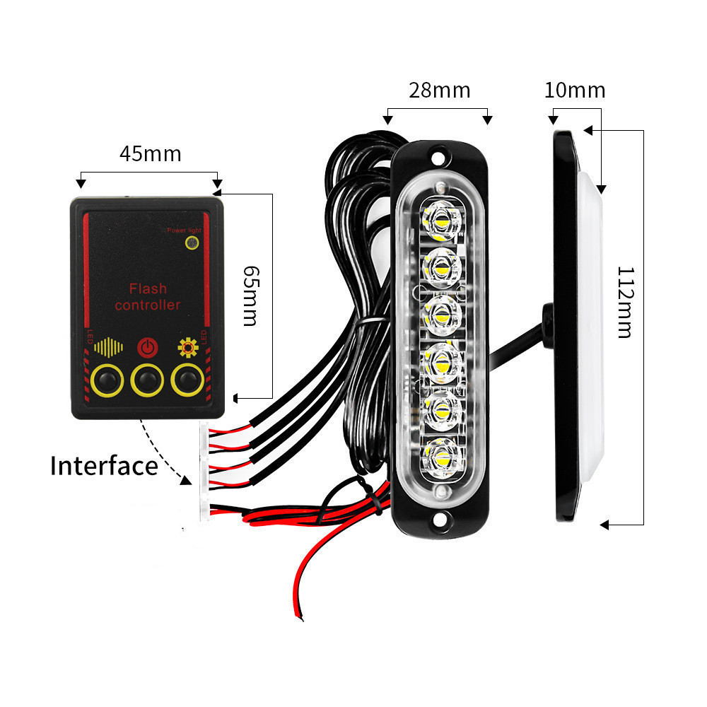 Car Front Grille Lighting 12V  - Buzzer Module recension och pris